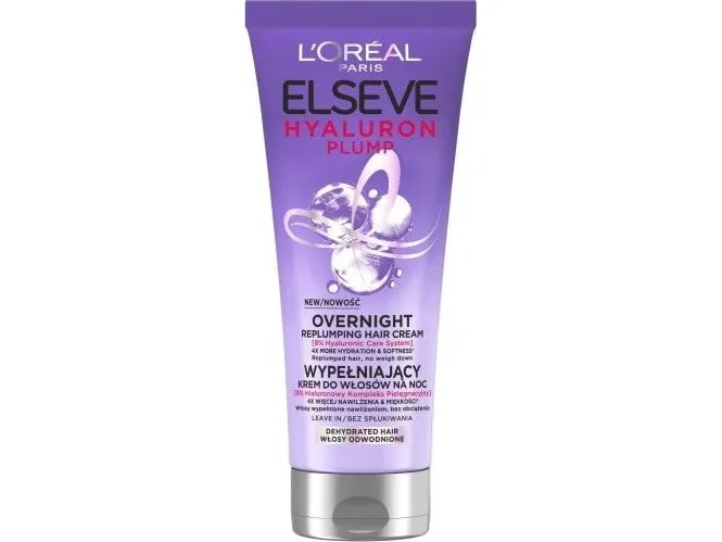 L'OREAL_Eleseve Hyaluron Plump fyllingskrem for hår for natt uten skylling 200 ml