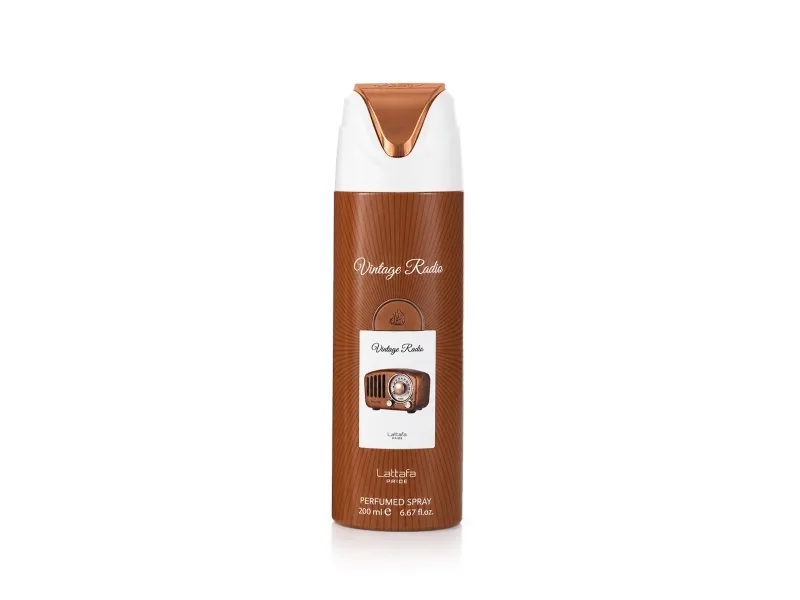 Lattafa Pride Vintage Radio Body Spray 200ml Pack Of 12