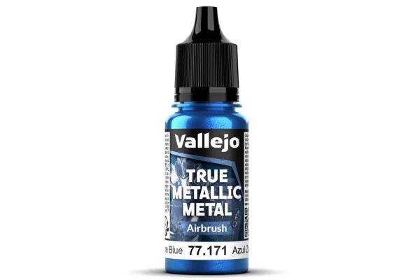 Vallejo 77.171 True Metallic Metal - Airbrush - Sapphire Blue (18 ml)