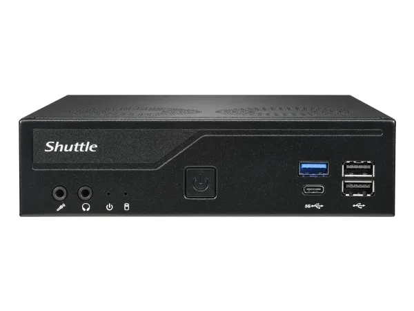Shuttle XP? slim DH610V2, 1,35L størrelse PC, Mini-PC, Intel H610, LGA 1700, DDR5-SDRAM, 120 W