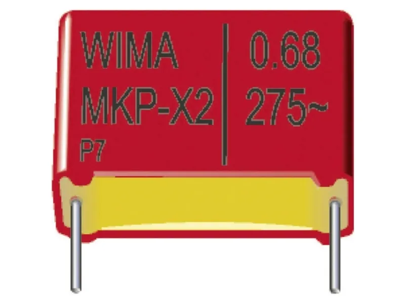 Wima MKP 10 0,33uF 10% 1600V RM37,5 1 stk MKP foliekondensator med radial ledning 0,33 µF 1600 V/DC 10% 37,5 mm (L x B x H) 41,5 x 17 x 29 mm