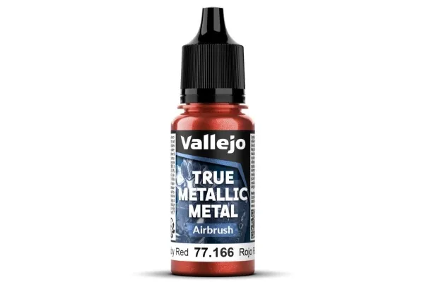 Vallejo 77.166 True Metallic Metal Ruby Red (airbrush) 18 ml