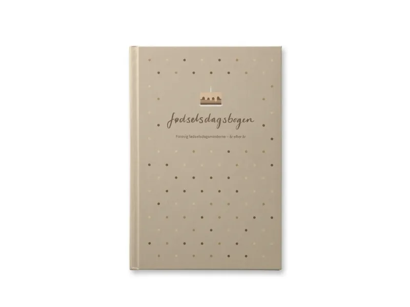 Fødselsdagsbok A4 | Julie Dam Andersen | Språk: Dansk