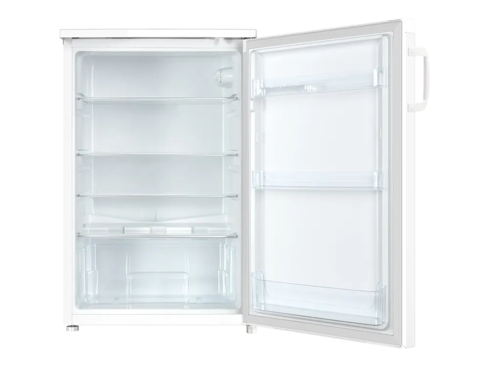 Scandomestic RFT126WE - Kjøleskap - bredde: 54.9 cm - dybde: 55.7 cm - høyde: 84.5 cm - 126 liter - Klasse E - hvit