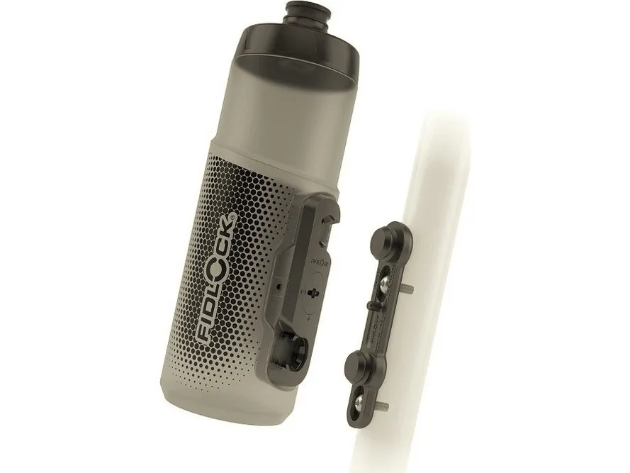 Fidlock drikkeflaske Fidlock Twist 600 transparent svart + base BIKE