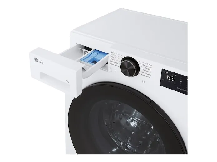 LG Serie 500 F2X50S9TLB, Frontlading, 9 kg, B, 71 dB, 1170 o/min, A