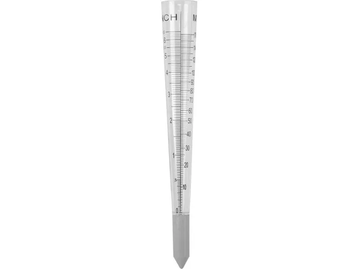 Bradas Regenmesser WHITE LINE regnmåler opptil 160 mm/qm i plast, konisk sokkel for enklere montering (1 stk.) (WL-M17)