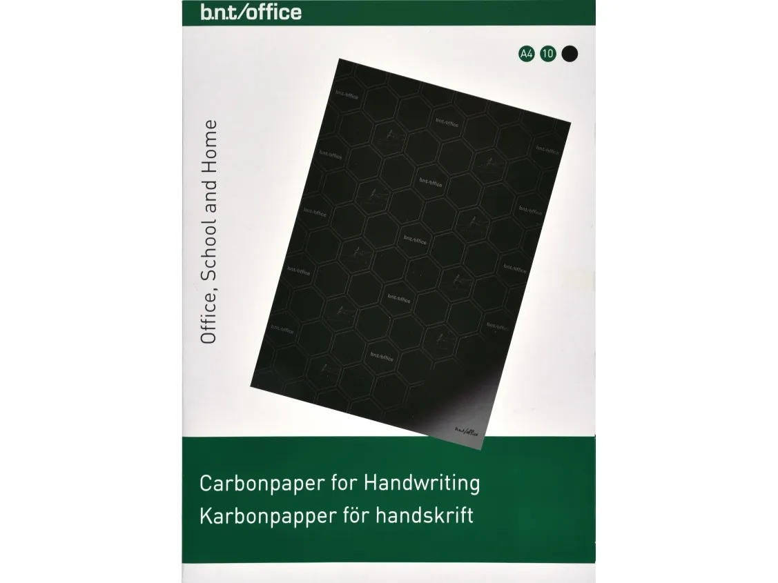 Karbonpapir A4 10 Pakke Sort