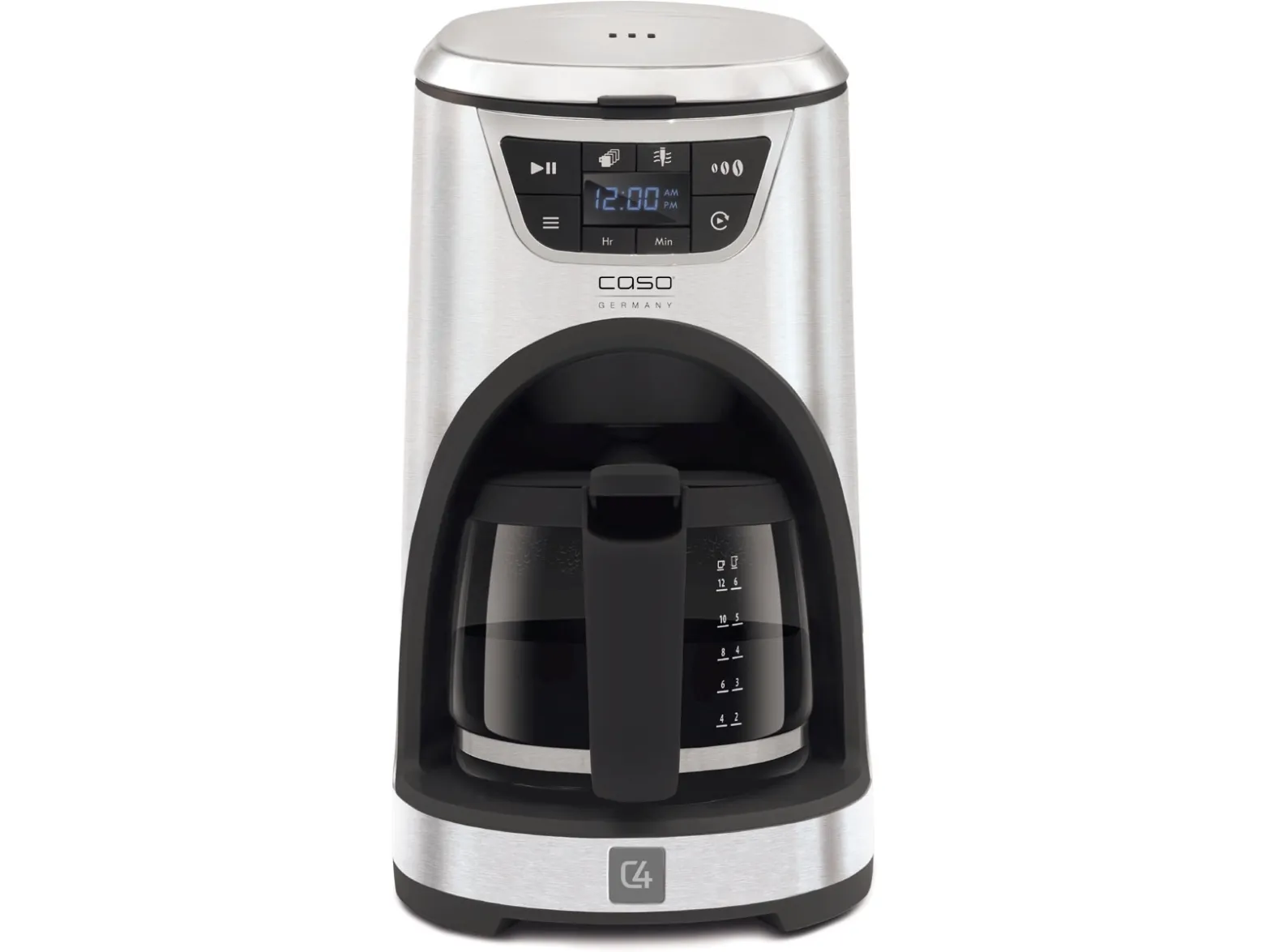 Caso Novea C4, Kaffebrygger (drypp), 1000 W, Rustfritt stål