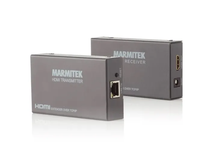 Marmitek 25008314, 1920 x 1080 piksler, AV-sender og -mottaker, 120 m, Svart, HDCP