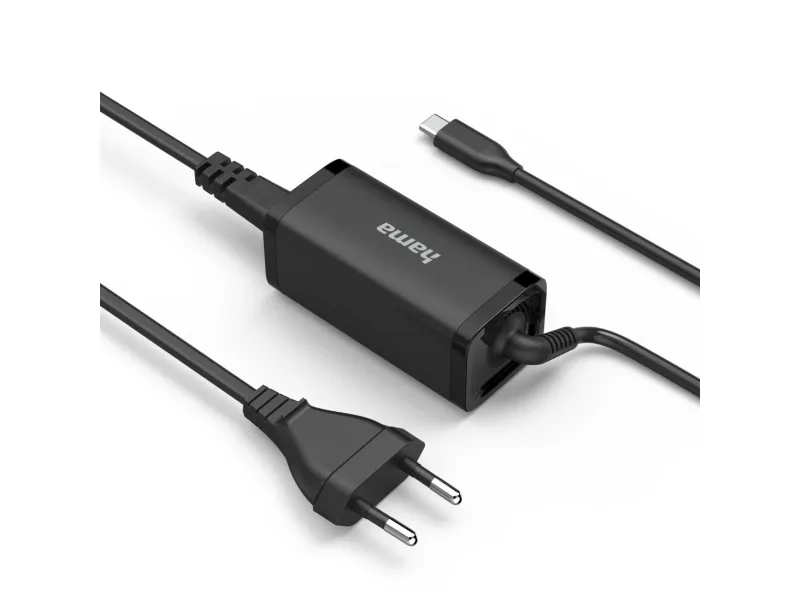 Hama lader for bærbare datamaskiner USB-C PD 5-20V/45W