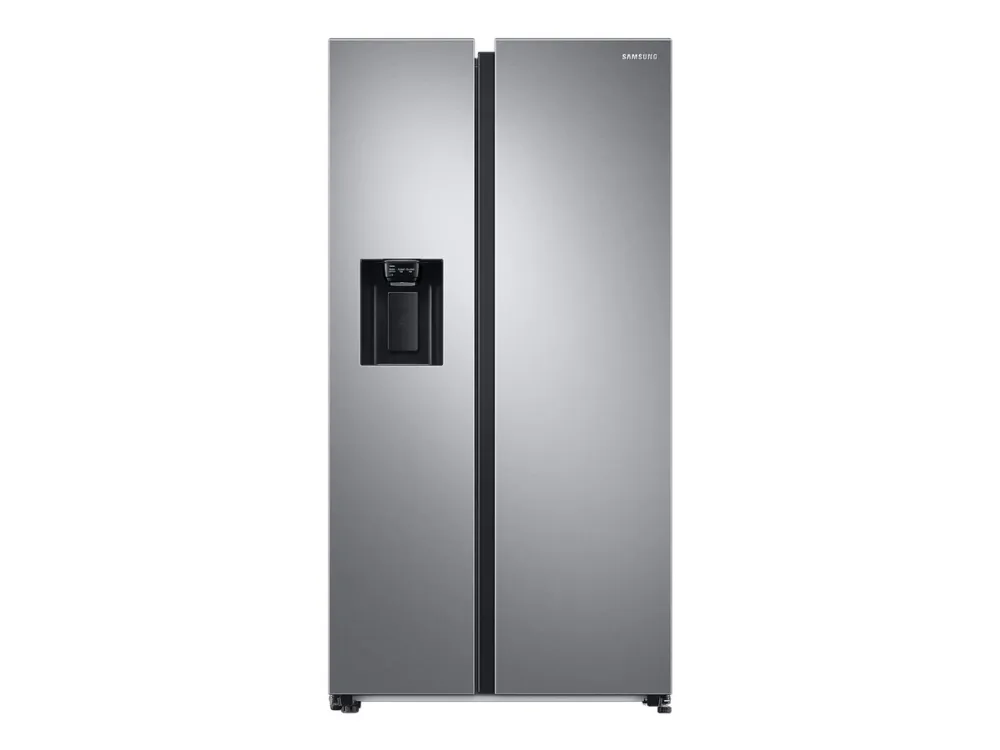 Samsung RS8000NC RS6GA884CSL - Kjøleskap/fryser - side-ved-side med vannautomat, isdispenser - bredde: 91.2 cm - dybde: 71.6 cm - høyde: 178 cm - 635 liter - Klasse C - rustfritt stål-stil