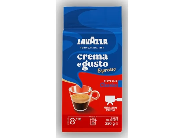Lavazza 3909, 250 g, Mørkbrent, Espresso, Arabica? Robusta, Afrika, 1 stykker