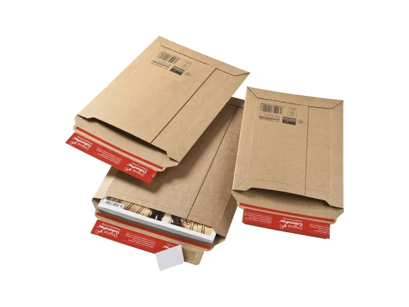 Papkonvolutter, Colompac CP10.02, B5, brun, pakke med 20 stk