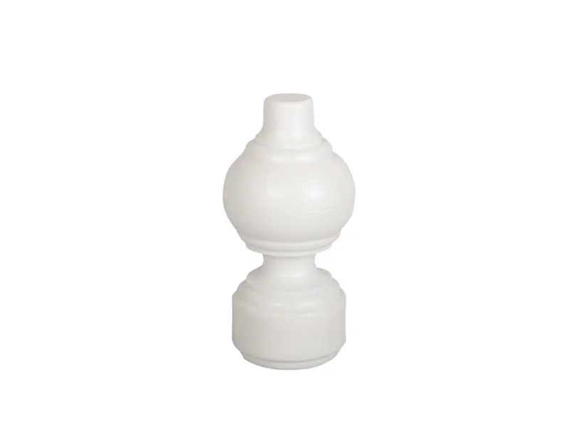 Domoletti gardinstang finishing PL. hvit D28 (1)