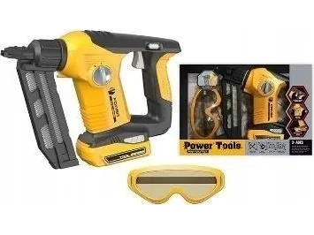 Sett med spikerpistol + vernebriller 174032