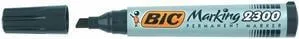 BIC 2300 - Markør - permanent - for glass, plast, kartong - svart - alkoholbasert blekk - 3.7-5.5 mm
