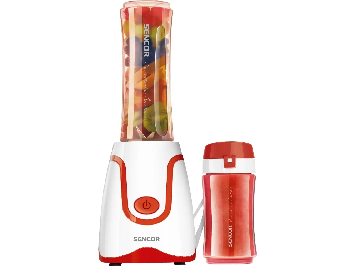 Sencor SBL 2214RD, Bord juicepresse, 0,6 l, Pulsfunksjon, 500 W, Rød