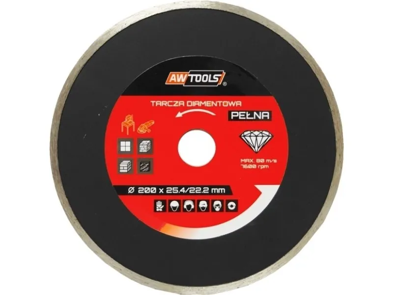 AWTools diamantklinge hel 180 x 25,4 mm (AW44180)