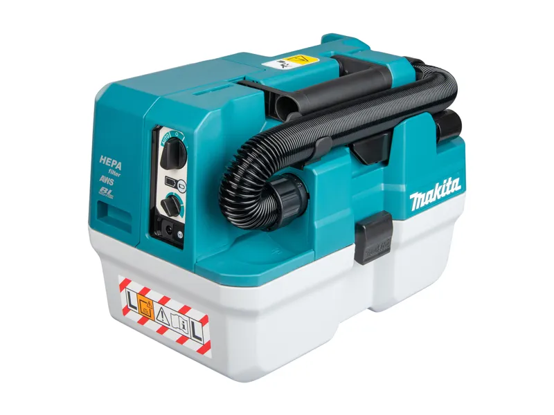 Makita industriell støvsuger, batteri 7,5L 40V XGT AWS 0*AH