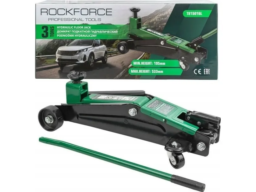 Rockforce hydraulisk jekk 3 t