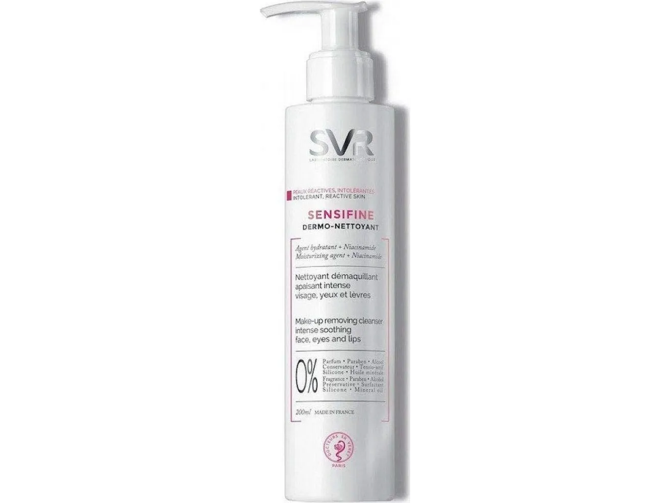 SVR Sensifine Dermo Nettoyant Milk IntolerantReactive Skin 200ml