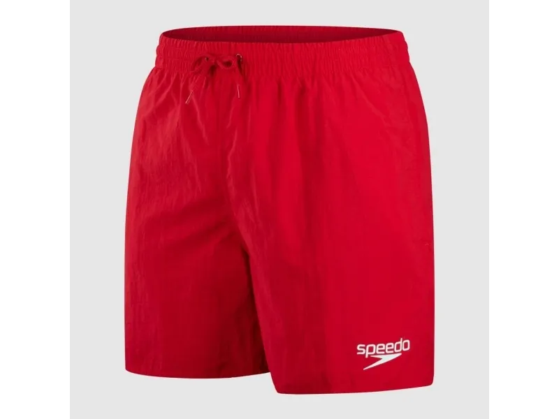 Speedo Essentials, Badetøysunderdel, Badeshorts, Voksen, Rød, Monokromatisk, Hankjønn