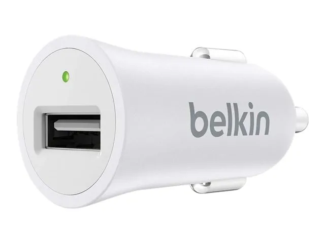 Belkin MIXIT Car Charger - Bilstrømadapter - 2.4 A (USB) - hvit