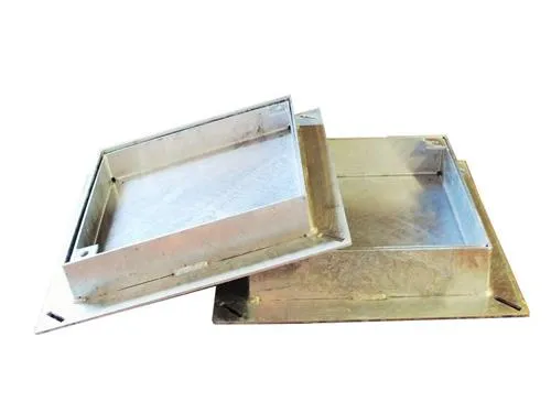 Jesmig 315/425 x 79 mm brønddæksel til integrerede fliser, 5 t