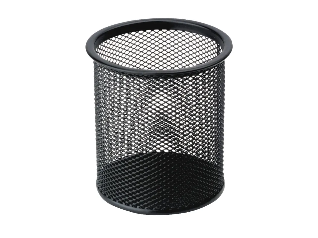 Penneholder tråd metal sort Ø90 mm H:100 mm