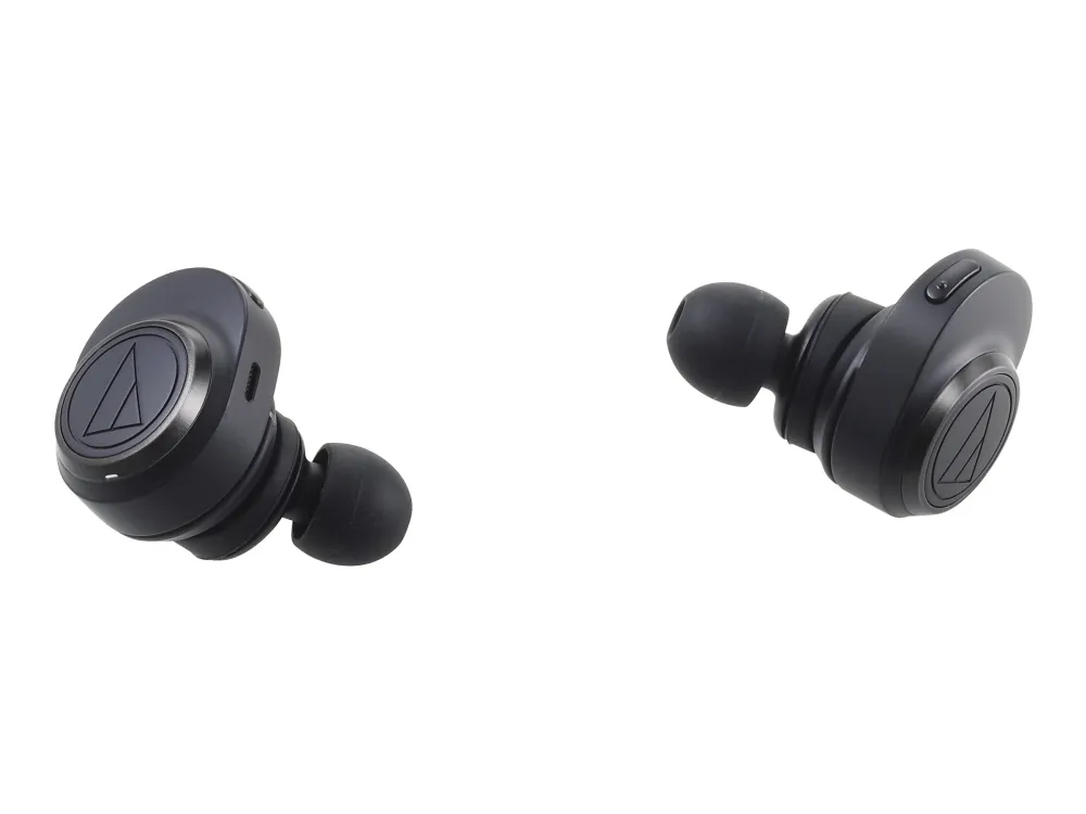 Audio-Technica ATH CKR7TW - True wireless-hodetelefoner med mikrofon - i øret - Bluetooth - svart