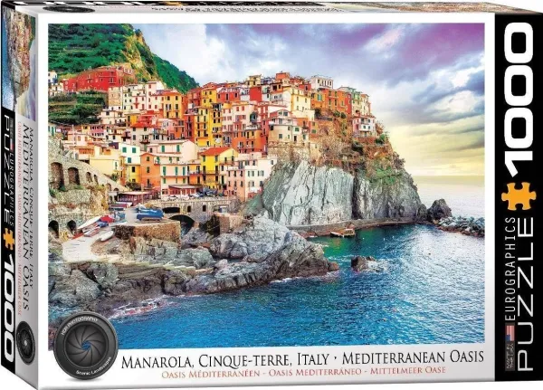Puslespill 1000 Manarola Cinque Terre Italy 6000-0786