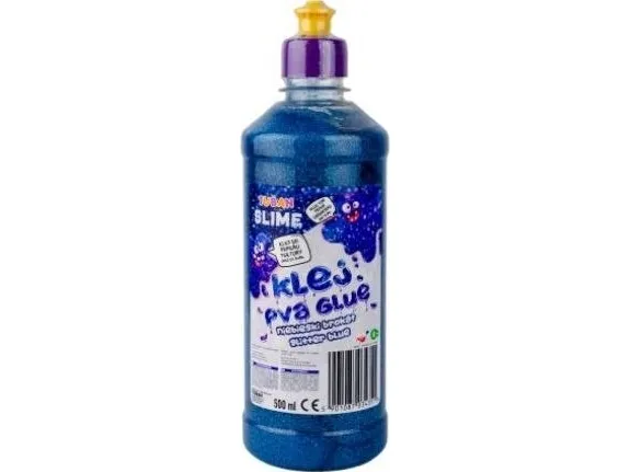 TUBAN Blå glitterlim 500 ml