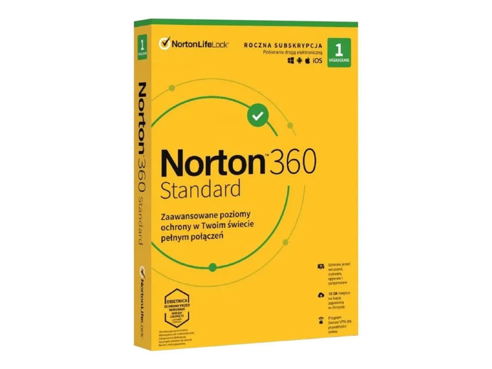 Norton 360 Standard 1D/12M BOX