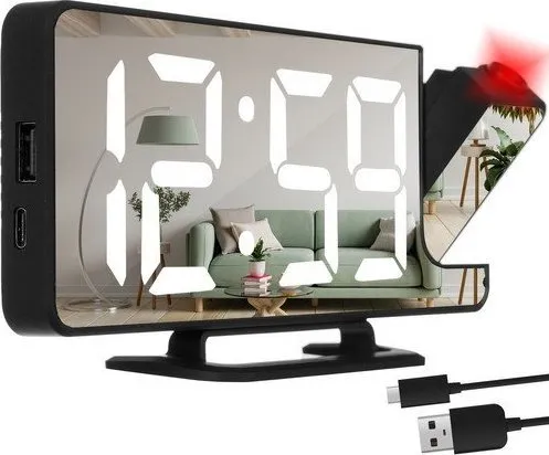 Izoxis LED-vekkerur med projektor Izoxis 19576