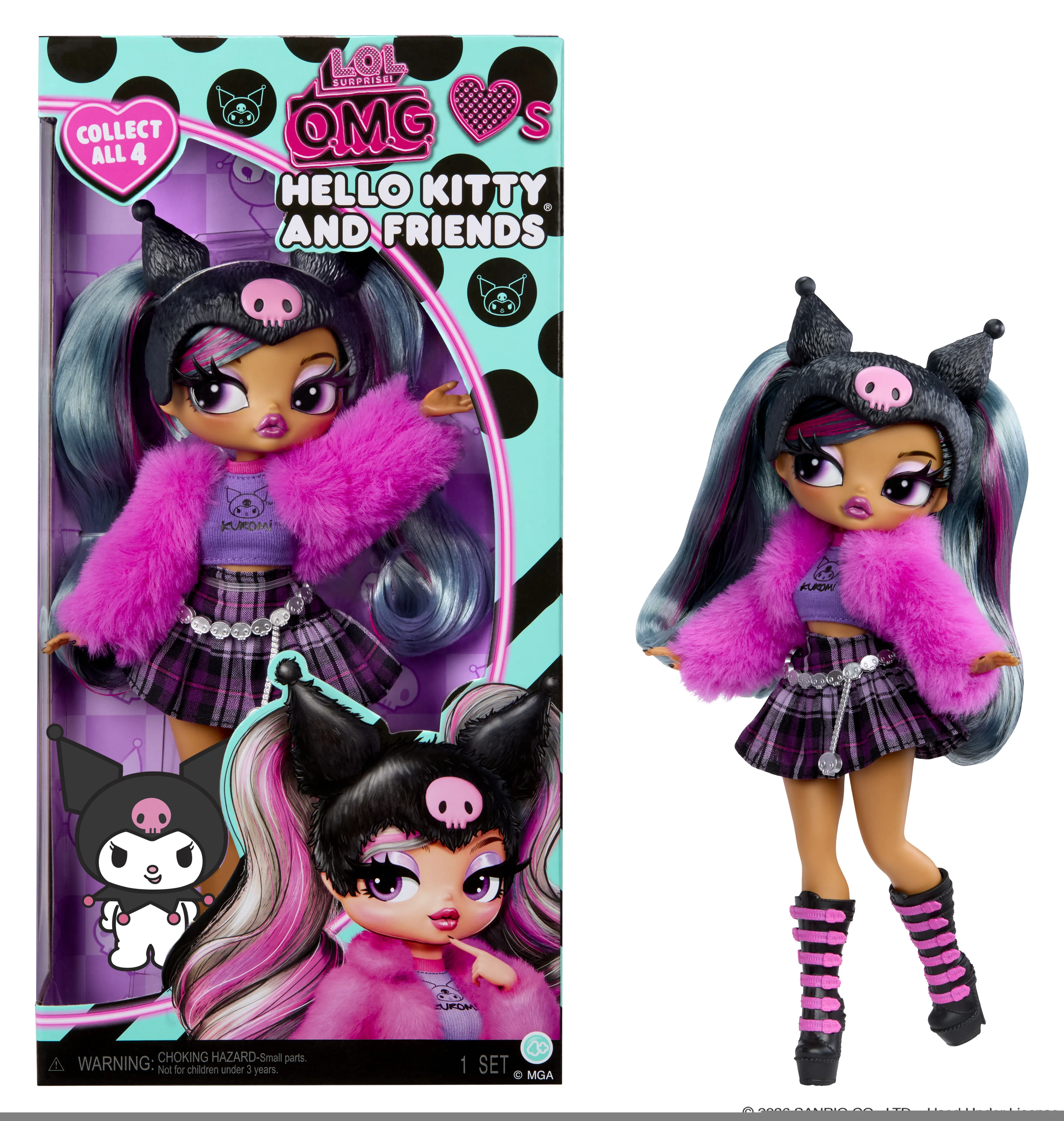 LOL Surprise OMG Hello Kitty & Friends Kuromi