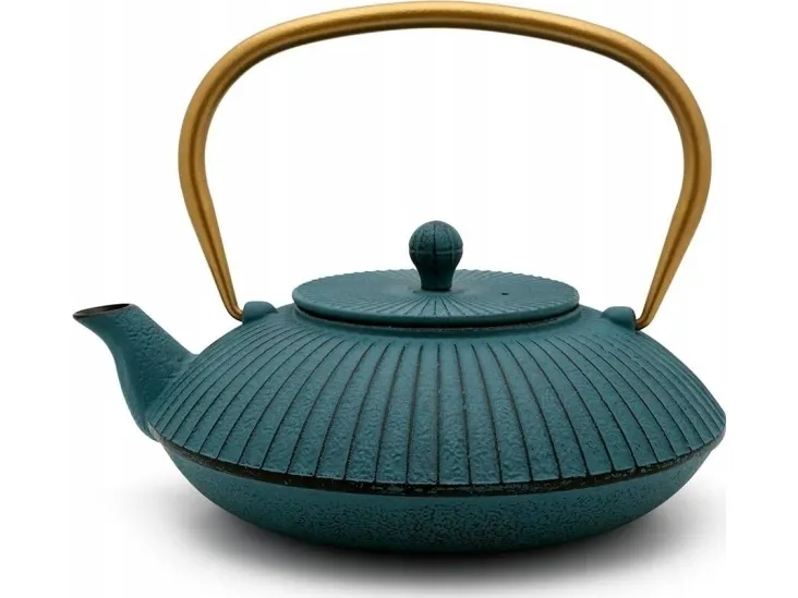 Tekanne Linhai 1,1 l støpejern petrol gold 153031