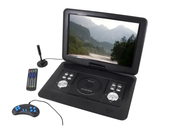 Soundmaster PDB1600SW, Bærbar DVD-spiller, Konvertibel, Svart, DVD-Video, MP3, VCD, CD, CD-R, CD-RW, DVD+R, DVD+RW, DVD-R, DVD-RW, DVB-T2