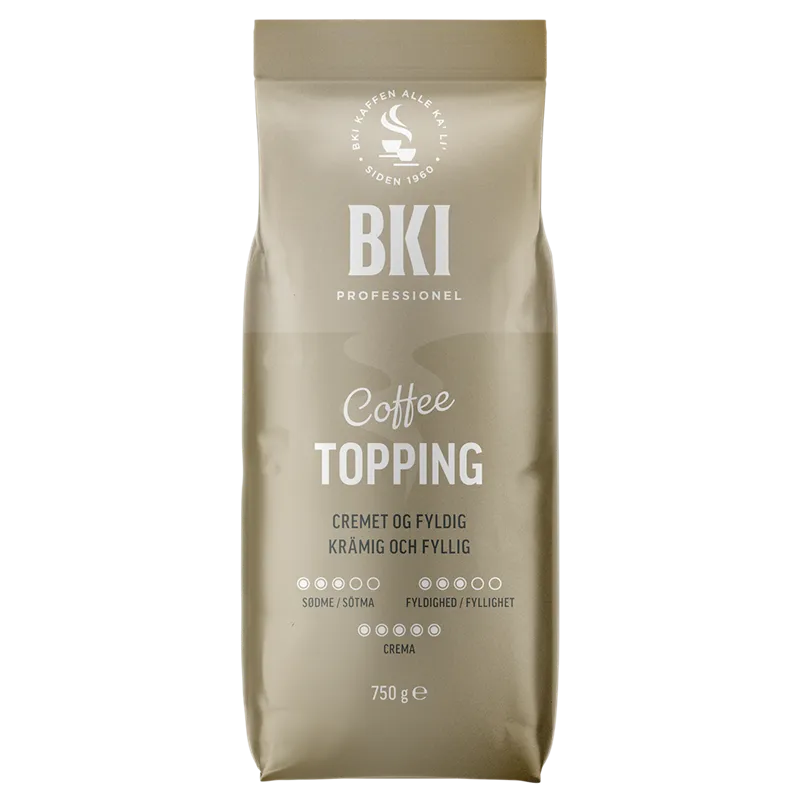 BKI Coffee Topping 750g - (10 poser)