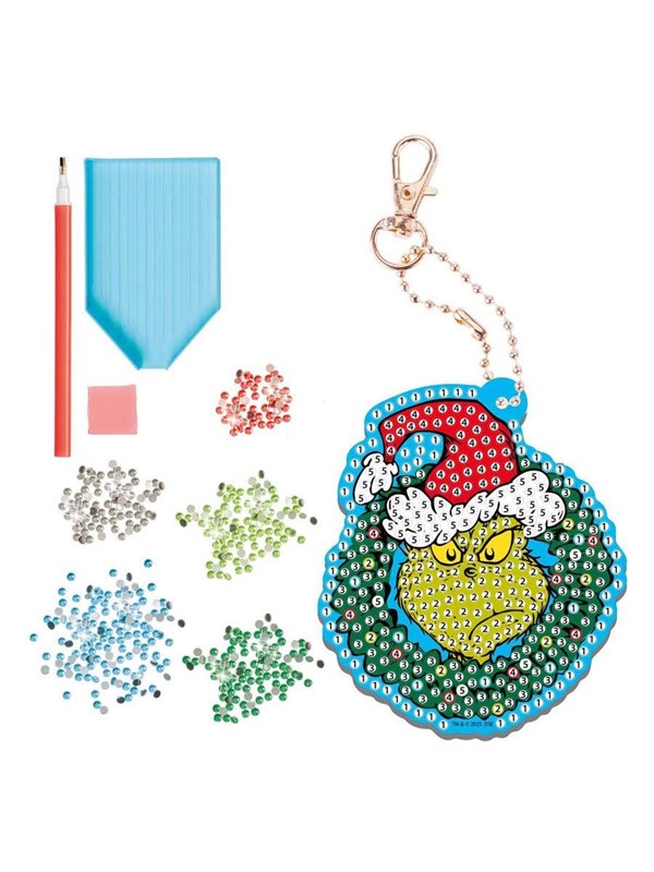 Creative Craft Group Diamond Painting Keychain The Grinch