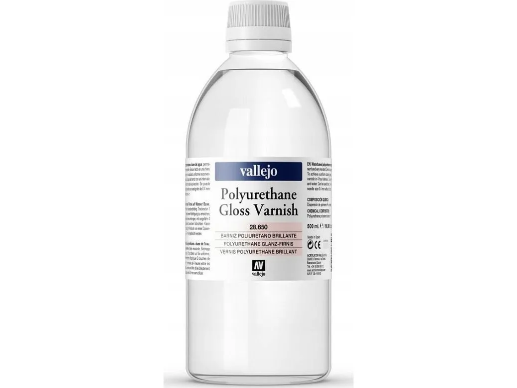 Vallejo glans polyuretanlakk 500 ml