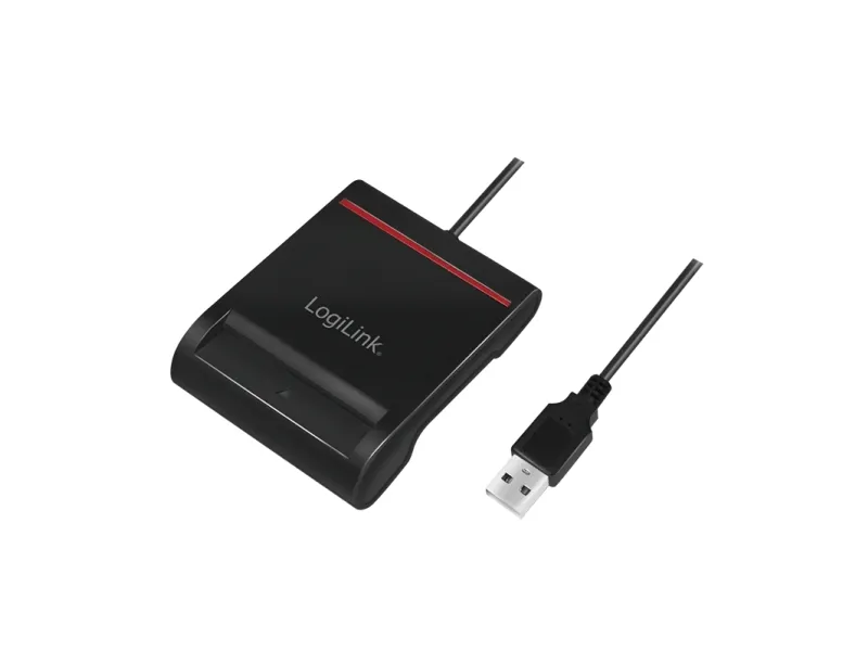 LogiLink CR0047, USB 2.0, Sort, 64 g