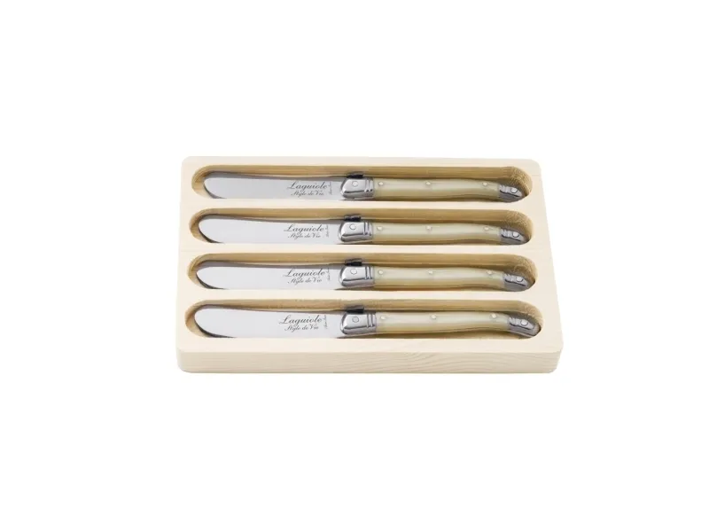 LAGUIOLE Butter knives Laguiole Pearl SET 4 SdV