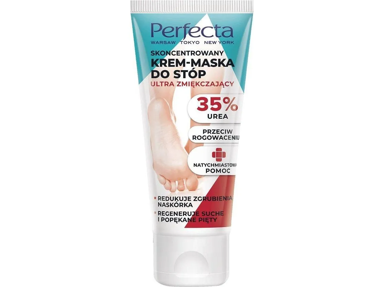 Ultra Moisturizing konsentrert fotkrem-maske med 35 % urea