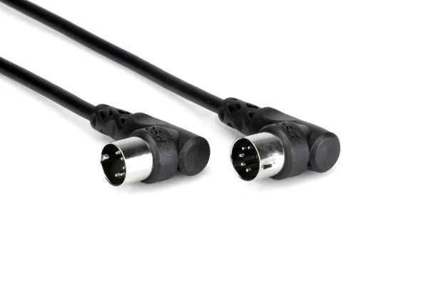 Hosa Technology MID-310RR, DIN (5-pin), Hankjønn, DIN (5-pin), Hankjønn, 3 m, Sort