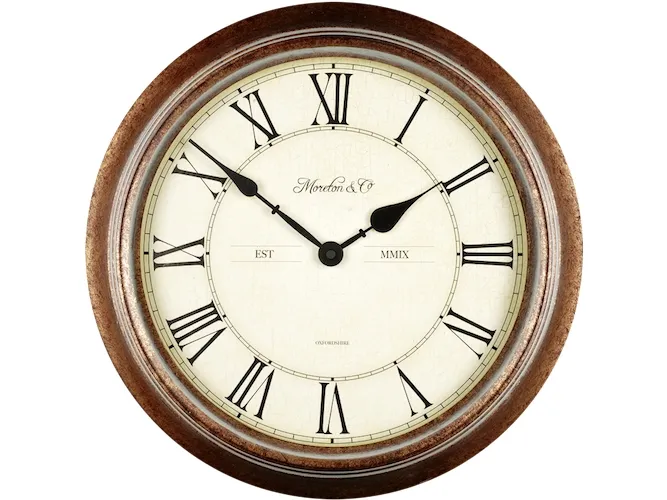 Technoline WT 7006, Vegg, Kvartsklokke, Rund, Brun, Beige, Svart, Analog, Batteri