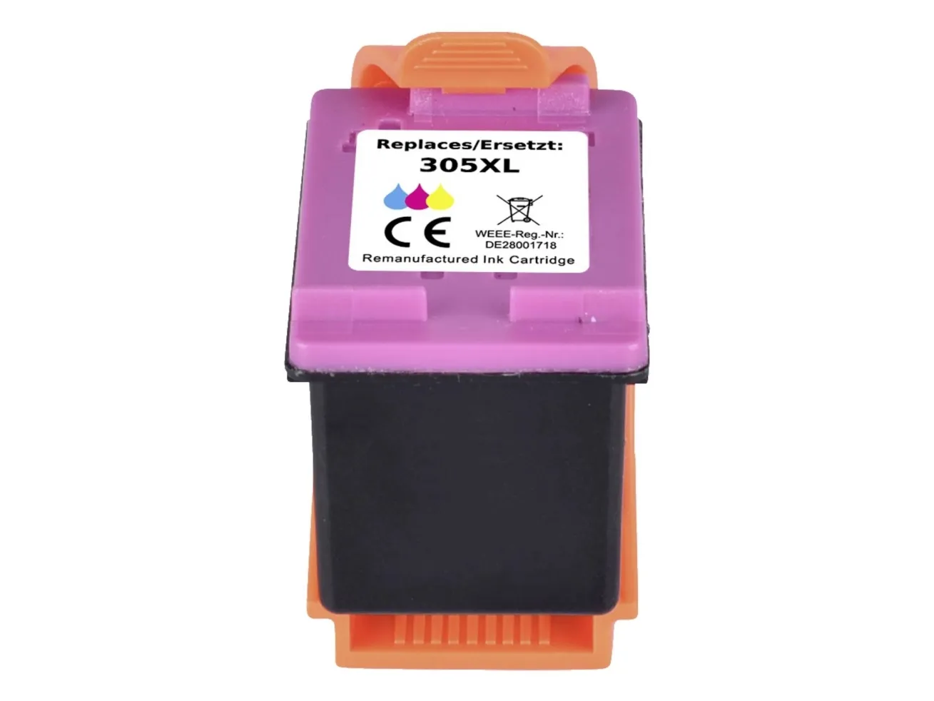 Renkforce RF-5633220, Cyan, Fiolblå, Gult, 5 ml, 1 stykker, 200 sider, Enkeltpakke