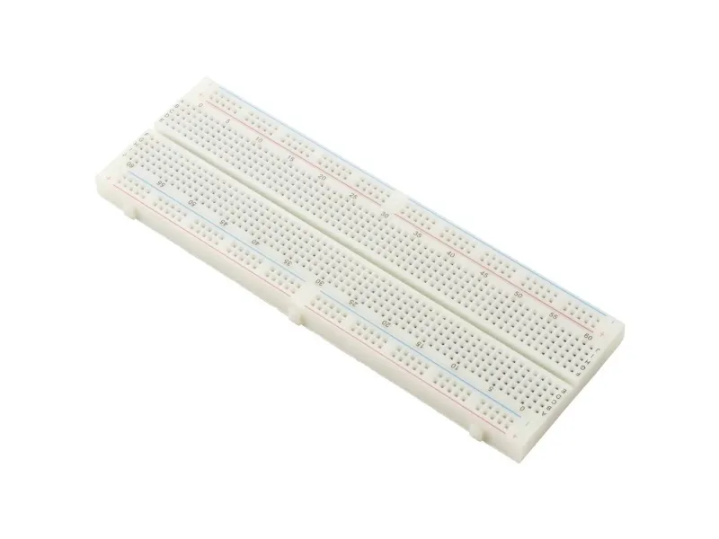TRU COMPONENTS breadboard, selvklebende, totalt antall poler 830 (L x B) 16,51 x 5,46 cm, 1 stk