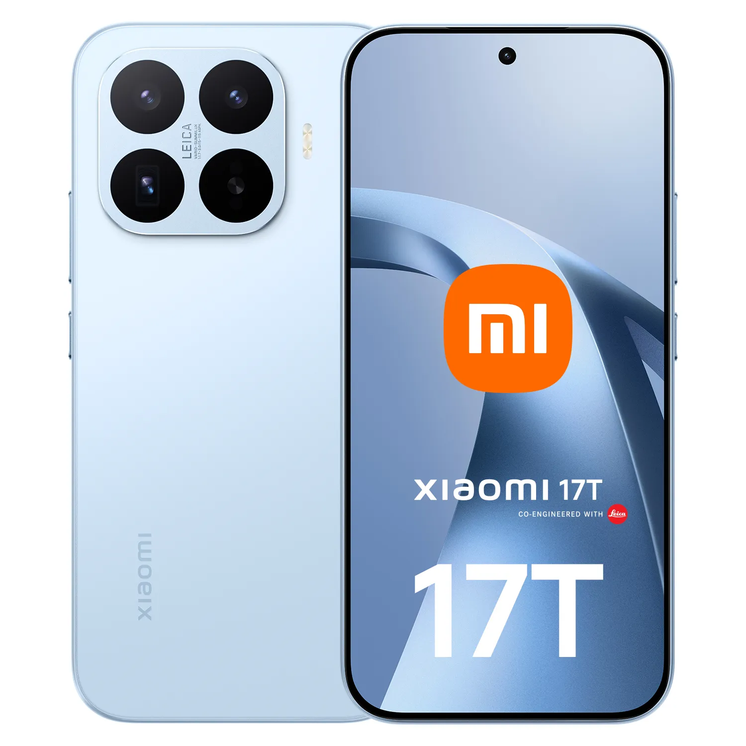 Xiaomi 17T - 5G smarttelefon - dobbelt-SIM - RAM 12 GB / Internminne 512 GB - OLED display - 6.59 - 2756 x 1268 piksler (120 Hz) - 3x bakkamera 50 MP, 50 MP, 12 MP - front camera 32 MP - blå