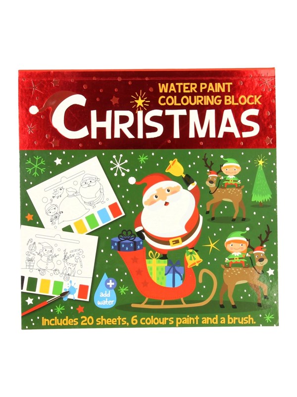 Wins Holland Watercolor block Christmas